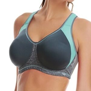 Freya 32D  Active  Carbon Sonic Molded Underwire  Sport Bra Style 4892 NWOT